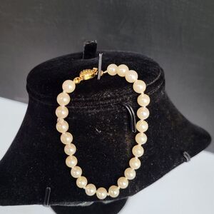 vintage pearl bracelet 7.5 inches